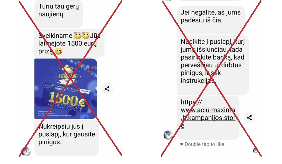 Nesusiviliokite galimybe greitai praturtėti: „Maxima“ perspėja apie netikrus įmonės vardu rengiamus konkursus