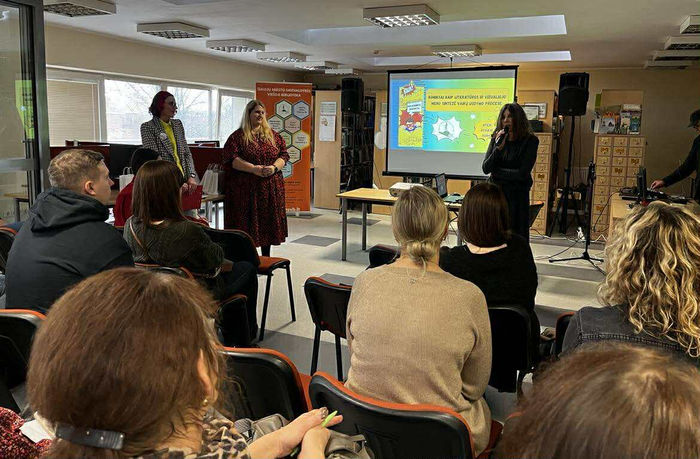 Komiksų centro dešimtmetis paminėtas kūrybine konferencija bibliotekoje