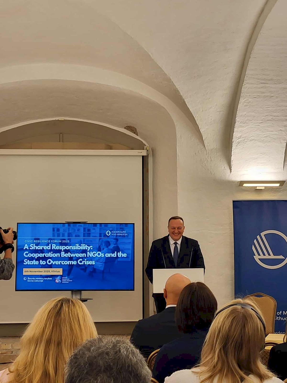 Pilietinio atsparumo forume aptartas NVO ir valstybės bendradarbiavimas krizių metu