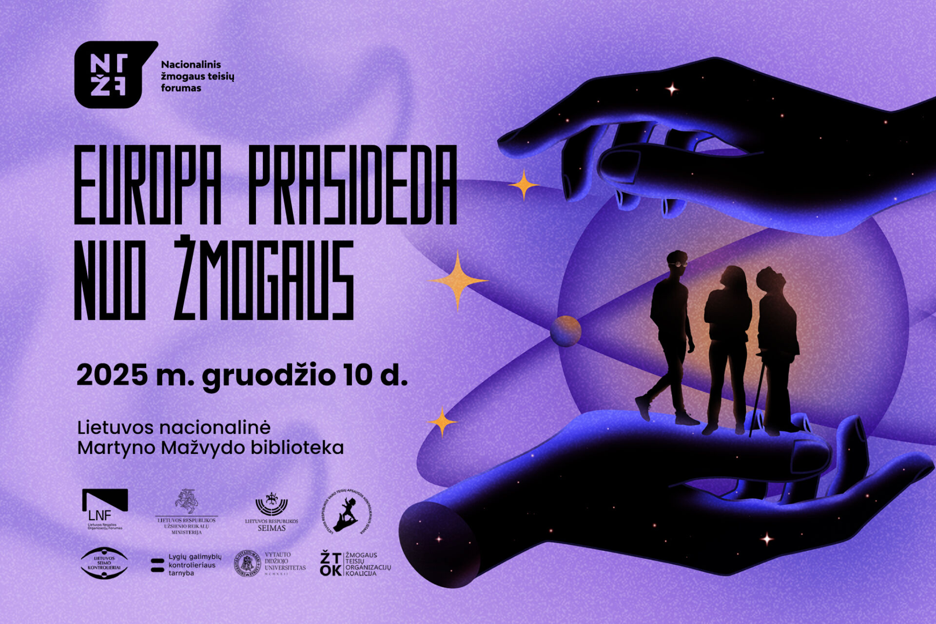 Žmogaus teisių komiteto pranešimas: Minint Tarptautinę žmogaus teisių dieną vyks Nacionalinis žmogaus teisių forumas | BNS Spaudos centras