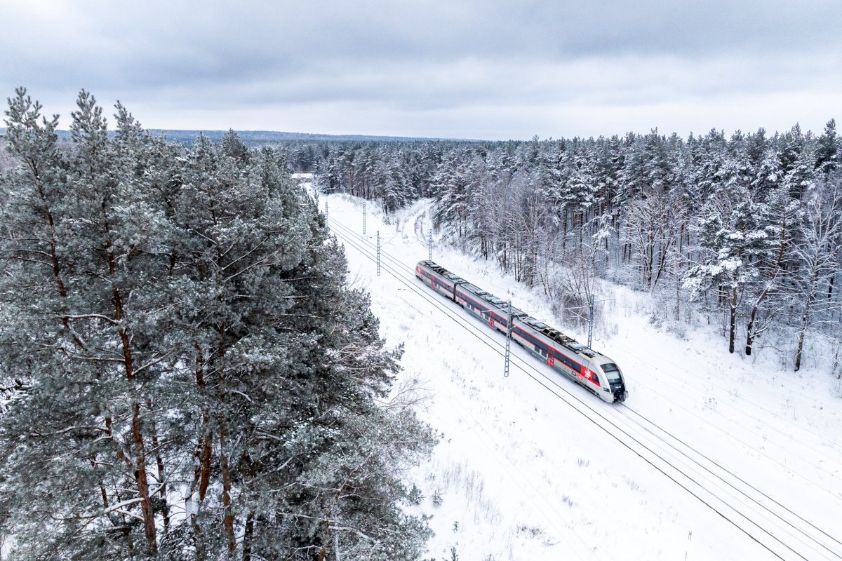 Beveik 6 milijonai – tiek gyventojų 2025 metais keliavo traukiniais Lietuvoje