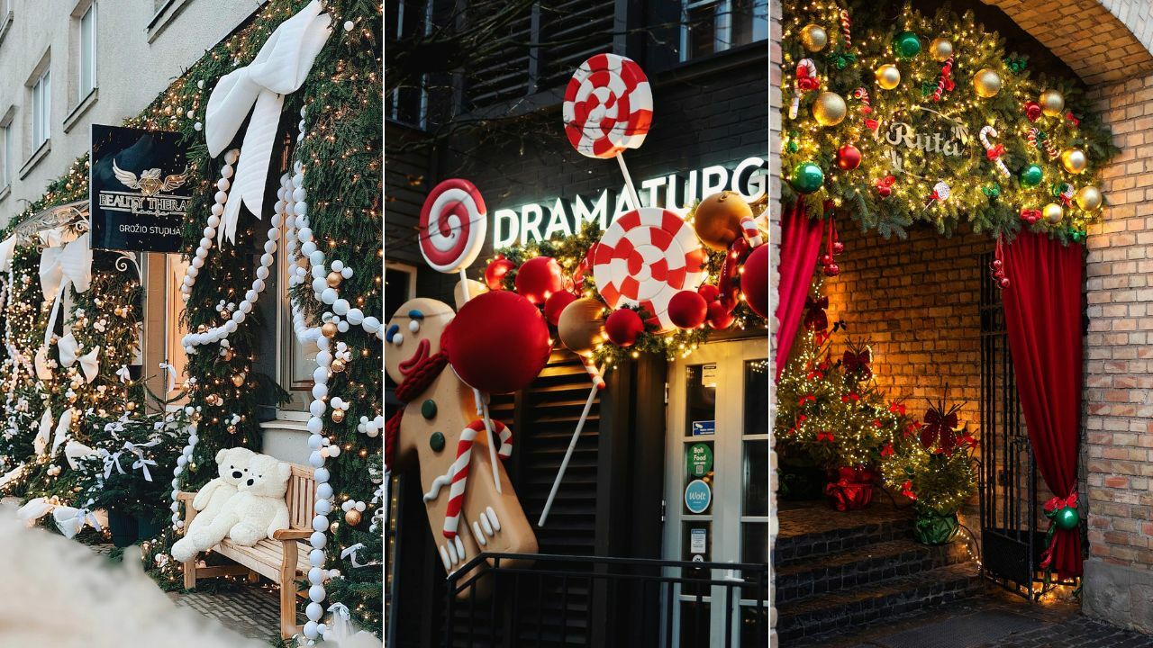 Pasveikinti „Šventinių vitrinų“ konkurso nugalėtojai