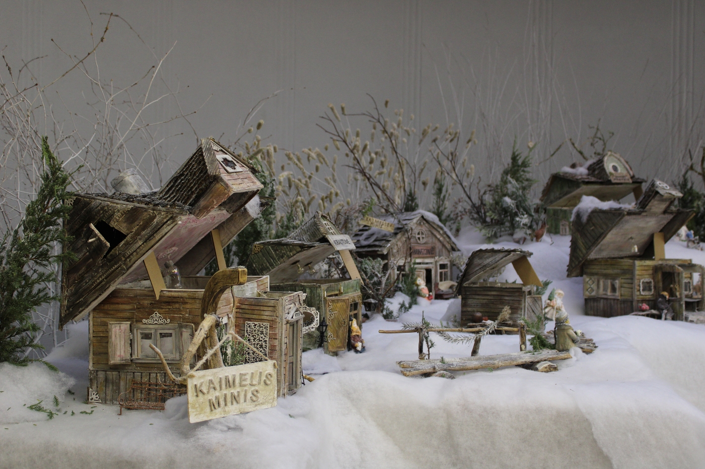 Miniatiūrų paroda „Kaimelis Minis“ – tarsi kelionė į senąjį lietuvišką kaimą