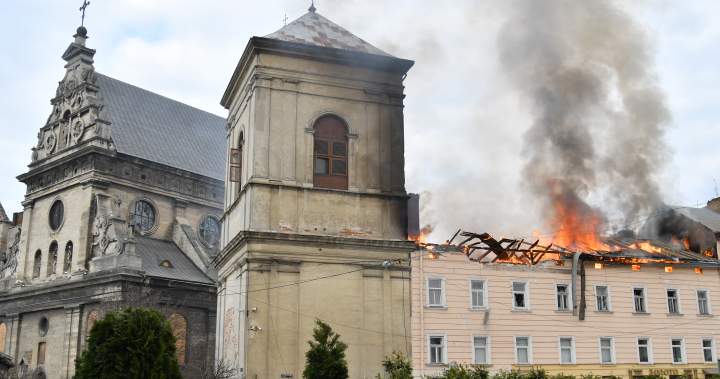 Rusija surengė retą dieną bepiločio lėktuvo ataką prieš Ukrainą, dešimtys buvo sužeisti – Nacionalinė