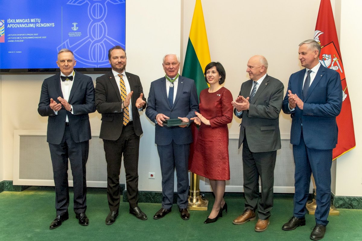 Susisiekimo ministras pasveikino Lietuvos verslo lyderius