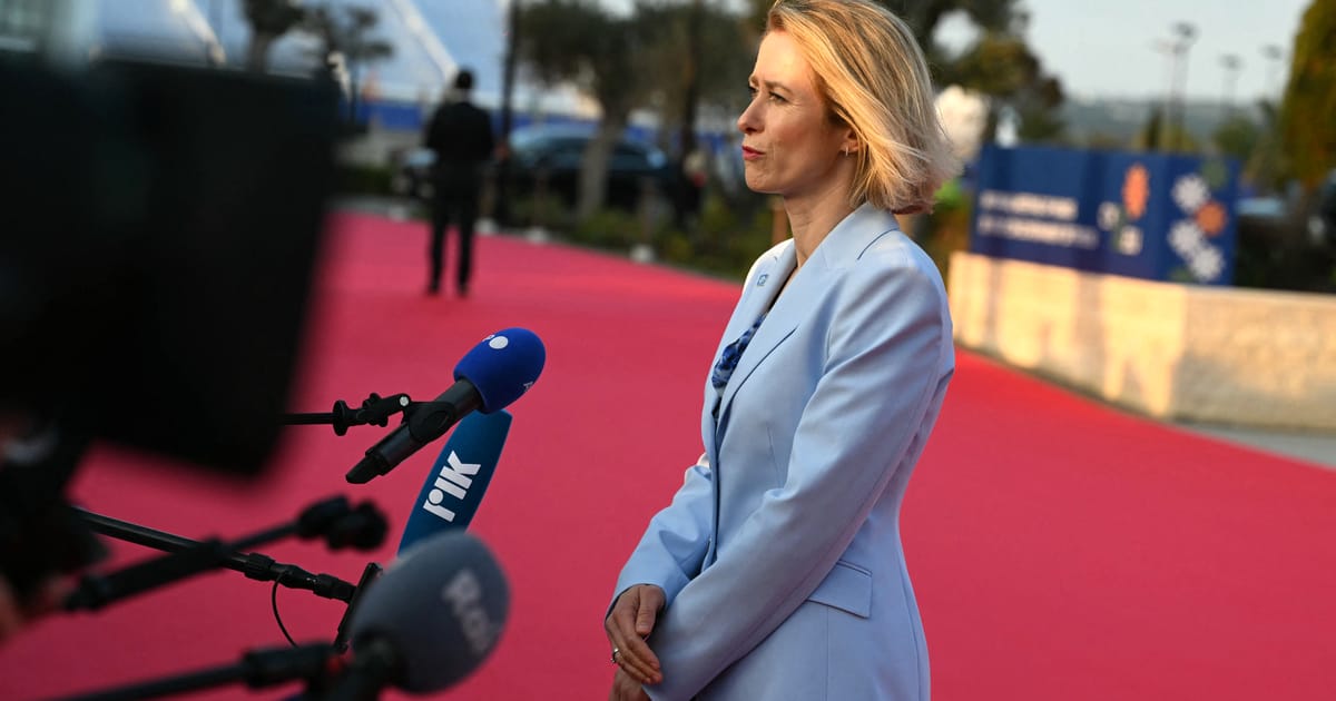 Kallas siūlo padvigubinti ES gynybos finansavimą Moldovai – POLITICO
