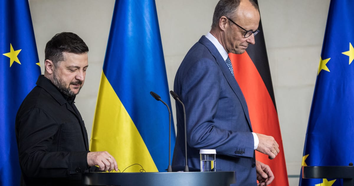 Zelenskis atmeta Merzo pasiūlymą dėl narystės ES