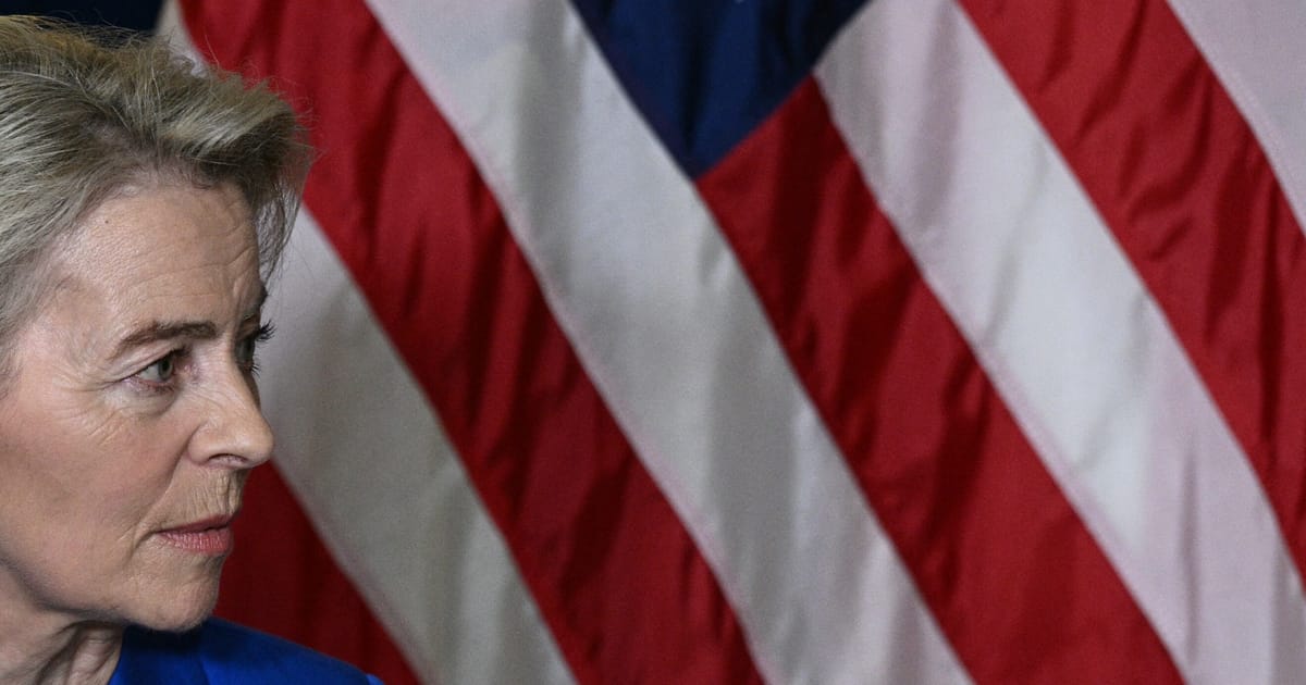 „Susitarimas yra susitarimas“: Von der Leyen atsako į Trumpą dėl grasinimo dėl automobilių muitų