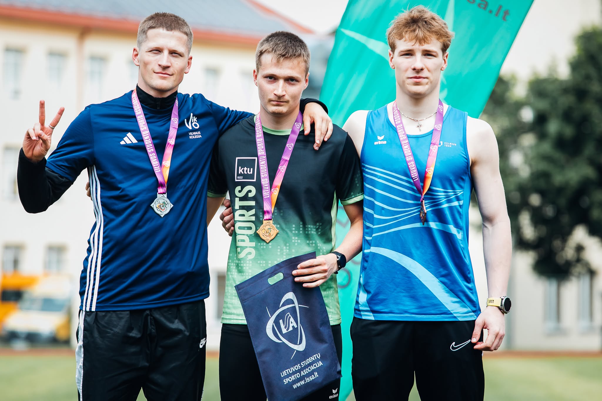 VILNIUS TECH studentai sėkmingai pasirodė Lietuvos studentų lengvosios atletikos čempionate